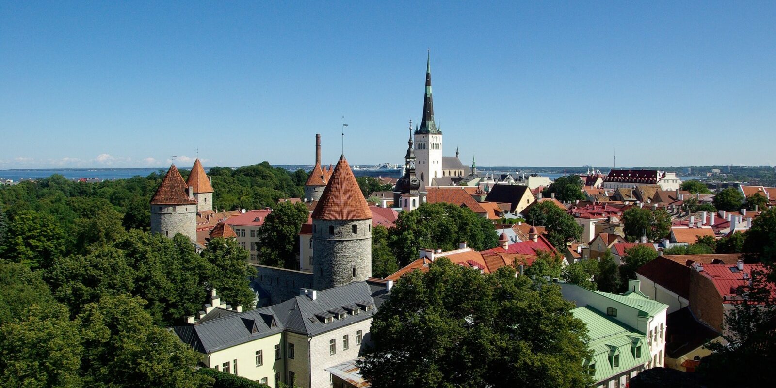 Photo de Tallinn , cité médiévale d'Estonie