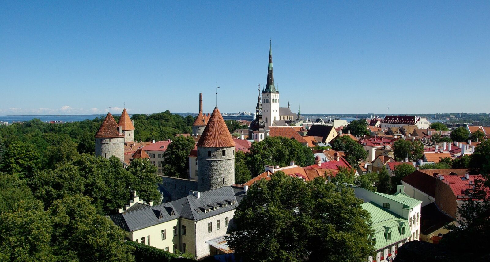 Photo de Tallinn , cité médiévale d'Estonie